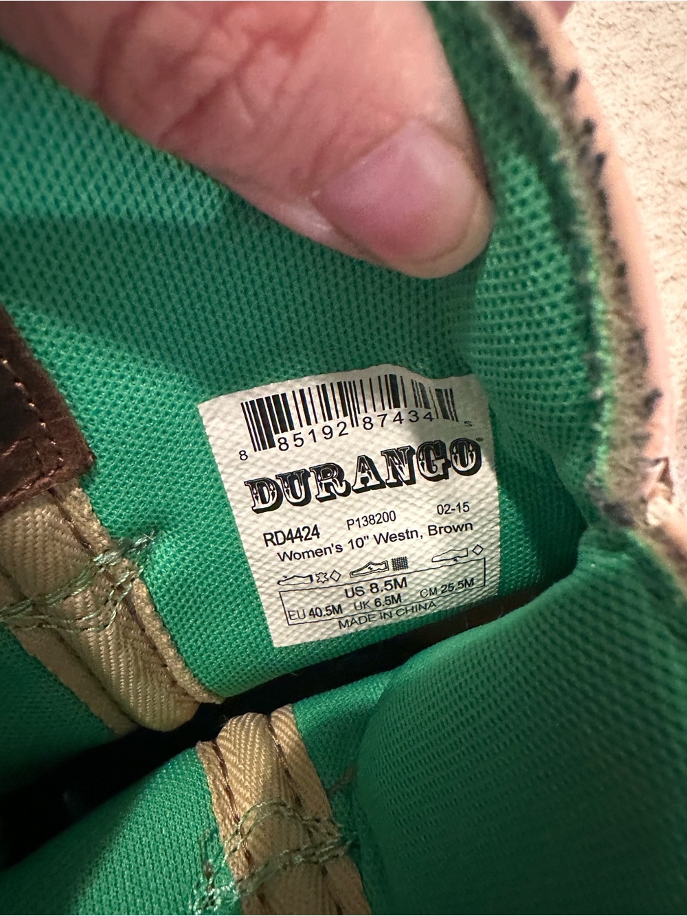 Durango Western Cowboy Boots - Picture 7 of 9